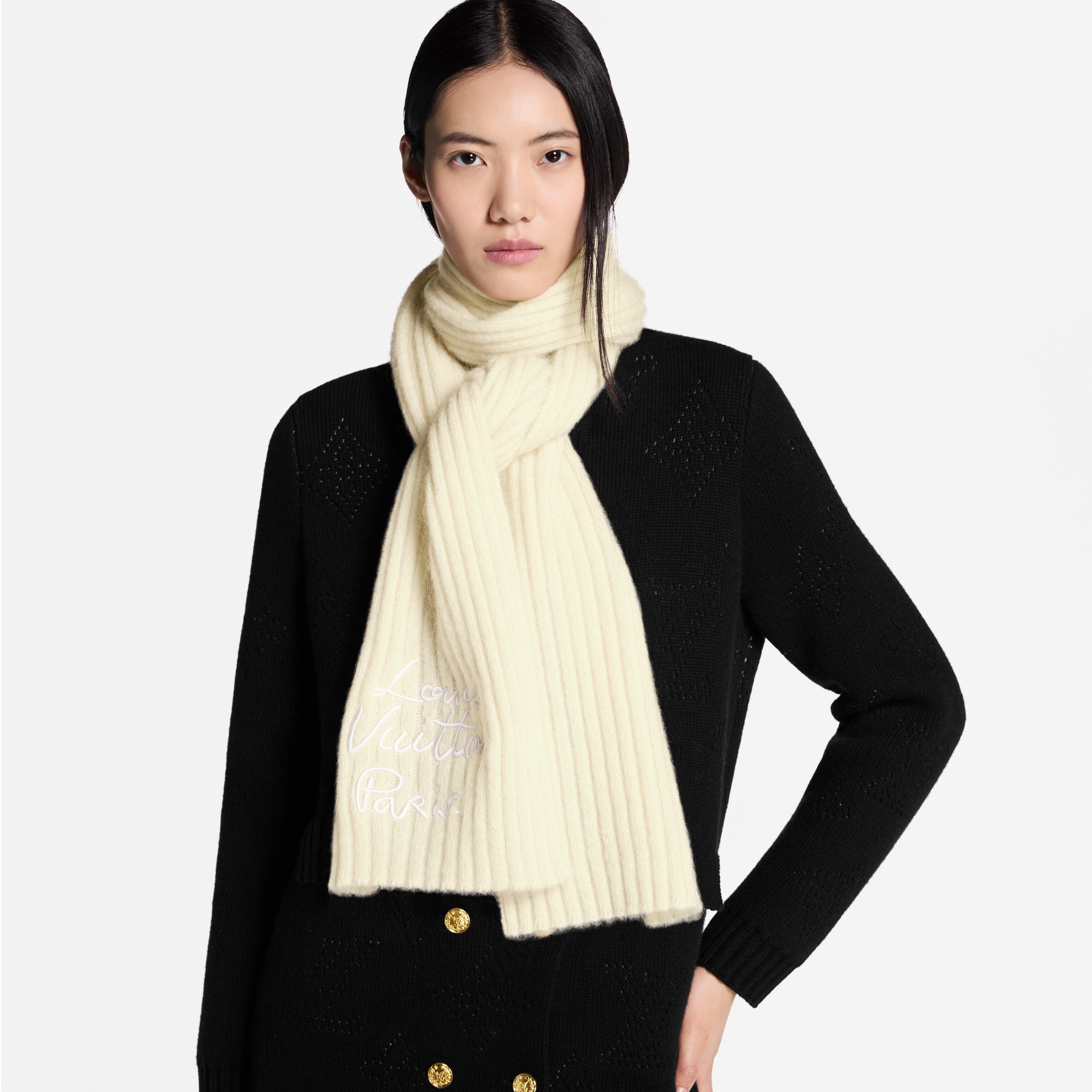 LV Script Scarf S00 - Women - Accessories | LOUIS VUITTON ®